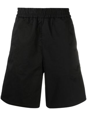 Moncler knee-length track shorts - Black
