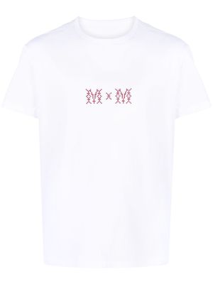 Maison Margiela logo-print short-sleeve T-shirt - White