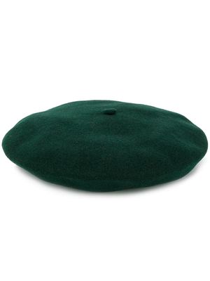 Celine Robert knitted beret hat - Green
