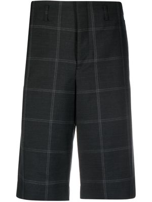 Comme Des Garçons Homme Plus check tailored shorts - Grey