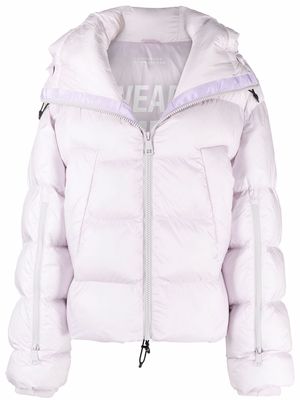 Dorothee Schumacher oversized detachable-hood puffer jacket - Pink