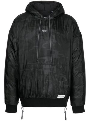 Mostly Heard Rarely Seen logo hooded jacket - Black