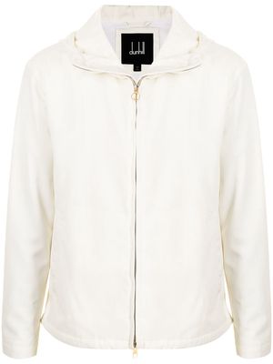 Dunhill zip-up track jacket - White