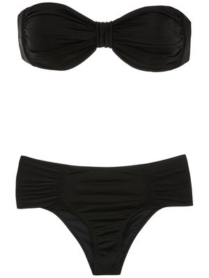 Brigitte strapless bikini set - Black