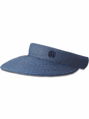 Maison Michel Helena visor cap - Blue