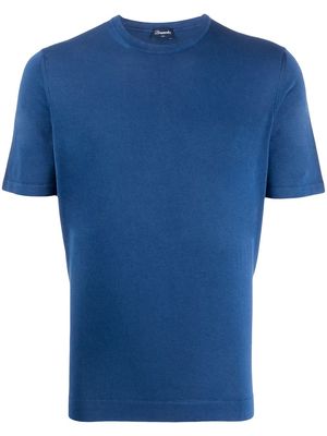 Drumohr solid-color T-shirt - Blue