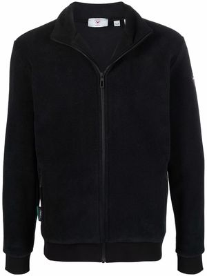 Rossignol zip front fleece sweater - Black