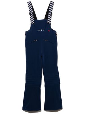 Perfect Moment Kids flared ski dungarees - Blue