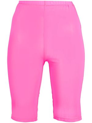 David Koma high-rise cycling shorts - Pink