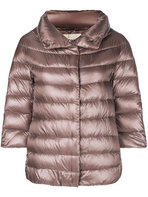 Herno 3/4 sleeve puffer jacket - Pink
