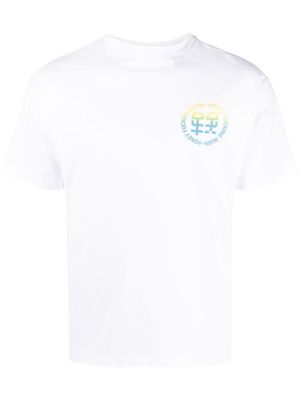Honey Fucking Dijon logo-print cotton T-shirt - White