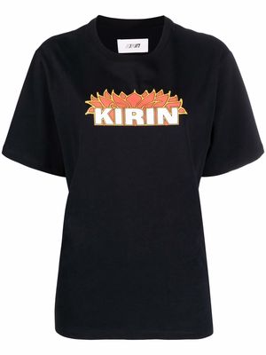 Kirin logo-print T-shirt - Black