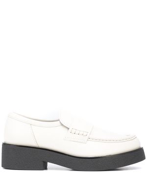 Koio Bari leather loafers - White