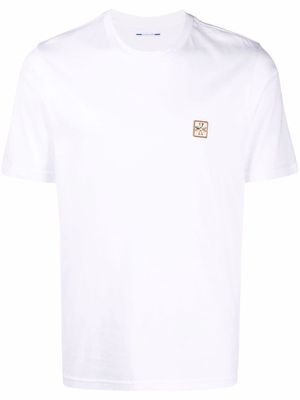 Jacob Cohen logo patch round-neck T-shirt - White