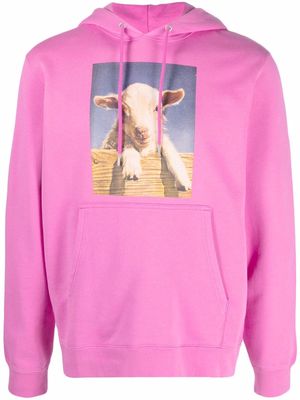 SANDRO photograph print hoodie - Pink