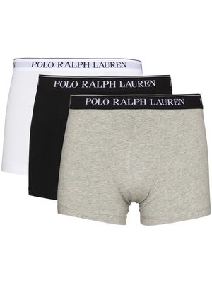 Polo Ralph Lauren pack of 3 logo waistband briefs - Black