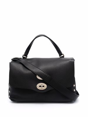 Zanellato Postina leather tote bag - Black