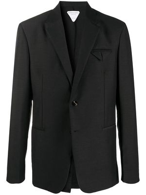 Bottega Veneta pocket-fold single-breasted blazer - Black