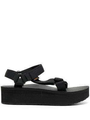 Teva side-buckle platform sandals - Black