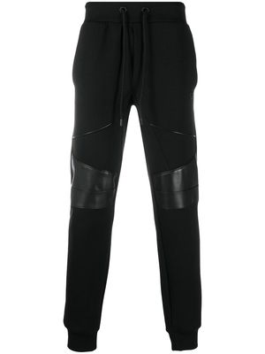 Philipp Plein knee-patch jogging trousers - Black