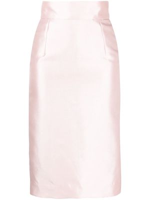 Bambah high-waist pencil skirt - Pink