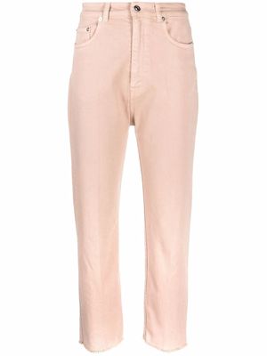 Nº21 cropped straight-leg jeans - Pink