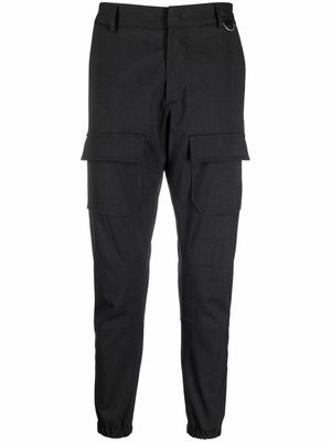 Low Brand mid-rise tapered leg trousers - Grey