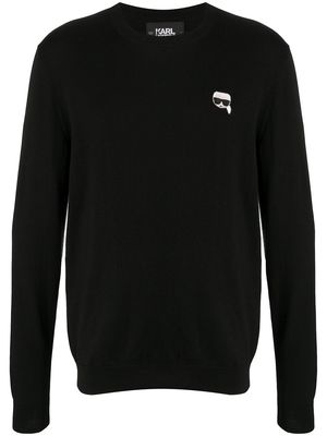 Karl Lagerfeld Ikonik Karl knit sweater - Black