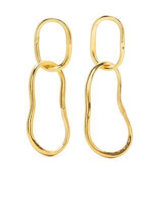 ENI JEWELLERY chain-detail earrings - Gold