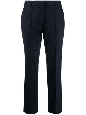 Officine Generale Roxane straight-leg cotton trousers - Blue