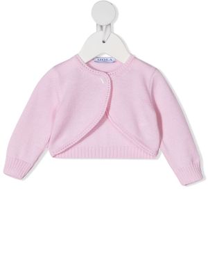 Siola knitted long sleeve cardigan - Pink