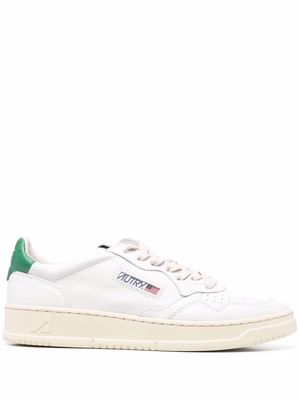 Autry side logo-patch sneakers - White