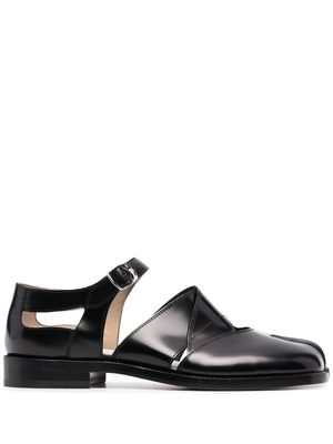 Maison Margiela Tabi leather sandals - Black