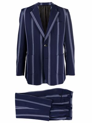 Viktor & Rolf Take A trip With Me striped single-breasted suit - Blue