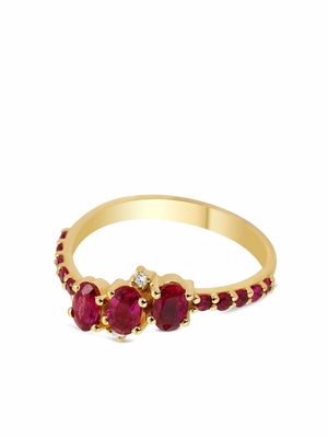 Gfg Jewellery 18kt yellow gold Seraphina ruby ring