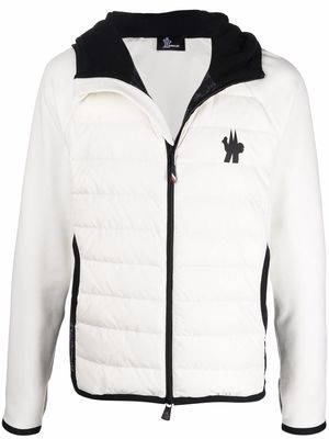 Moncler Grenoble Canmore logo-patch padded jacket - White