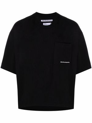 White Mountaineering patch-pocket cotton T-Shirt - Black
