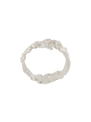 LOVENESS LEE Cylindro textured ring - Silver