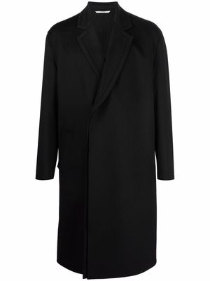 Valentino single-breasted midi coat - Black