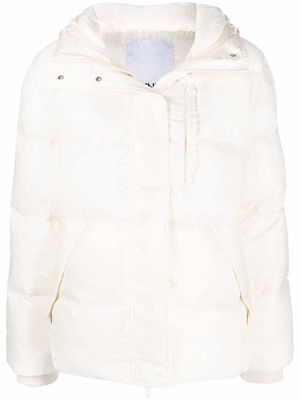 Kenzo hooded puffer down jacket - White