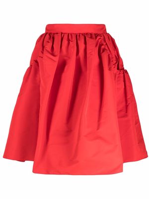 Alexander McQueen high-waisted A-line skirt - Red