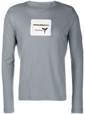 Walter Van Beirendonck Pre-Owned 1997/98's Avatar Believe longsleeved T-shirt - Grey