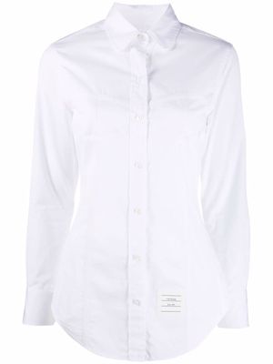 Thom Browne trompe l'oeil corset shirt - White