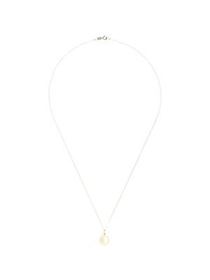 Andrea Fohrman Half Moon 18kt yellow gold diamond necklace
