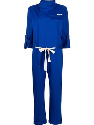 Monse racer cotton jumpsuit - Blue