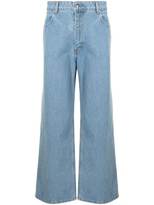 Eckhaus Latta straight-leg denim jeans - Blue
