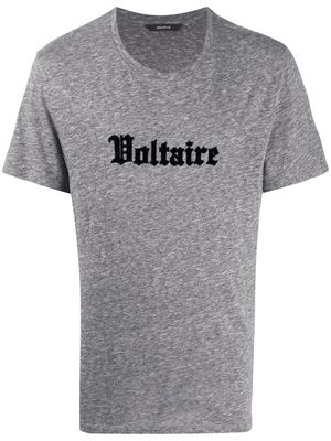 Zadig&Voltaire front-logo T-shirt - Grey