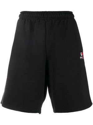 Balenciaga logo-print shorts - Black