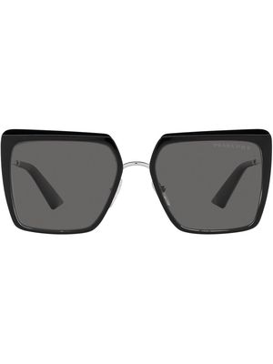 Prada Eyewear Cinéma oversized-frame sunglasses - Grey