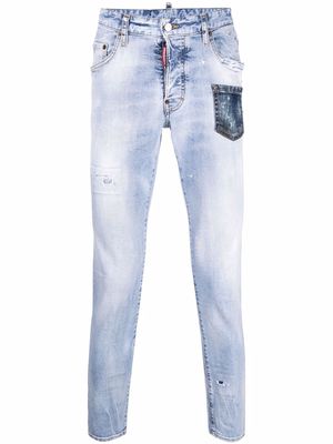 Dsquared2 faded skinny jeans - Blue